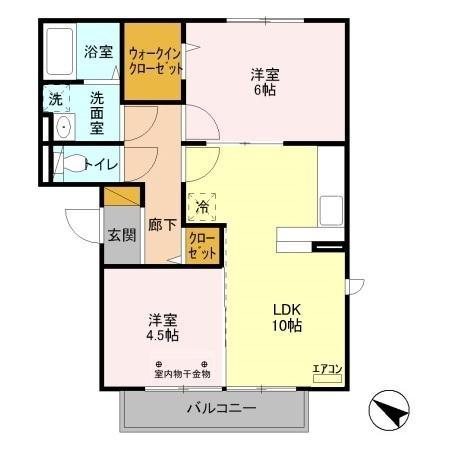 スカイハイム 間取り