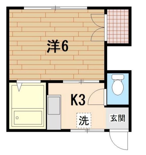 木下コーポ 間取り