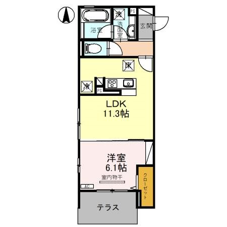 ピース　ラ　ヴィータ　E（イースト） (仮)新越谷1丁目D-ROOM　B棟のご紹介は住まいの窓口アソシエにお任せ下さい。