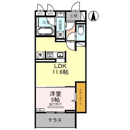 ピース　ラ　ヴィータ　E（イースト） (仮)新越谷1丁目D-ROOM　B棟のご紹介は住まいの窓口アソシエにお任せ下さい。