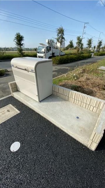 アプリコットハウス吉川美南パークサイド 敷地内ごみ置き場