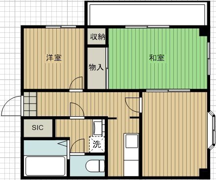 クイーンズハイツ金明 間取り