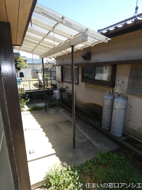 稲垣貸家　　北 ベランダ