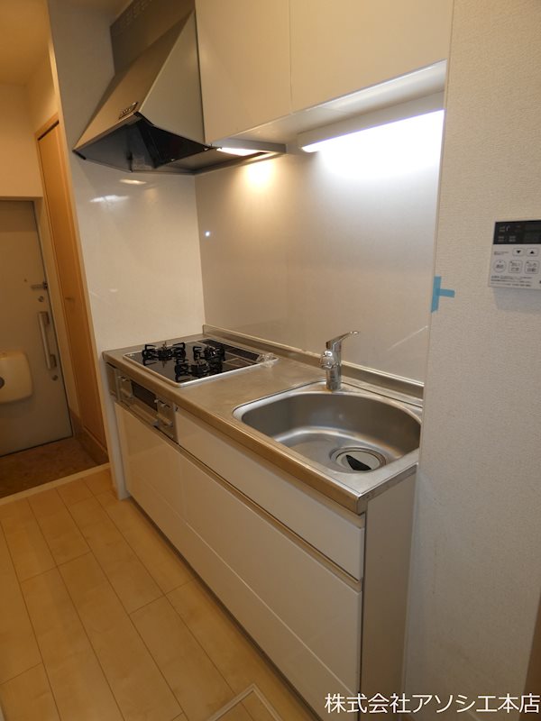 アサヒ・レジデンスⅠ ガス3口コンロ