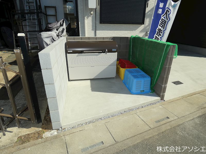 キャメル北越谷4 ゴミ集積場